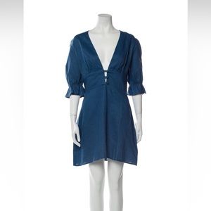 Reformation Linen A-Line Dress